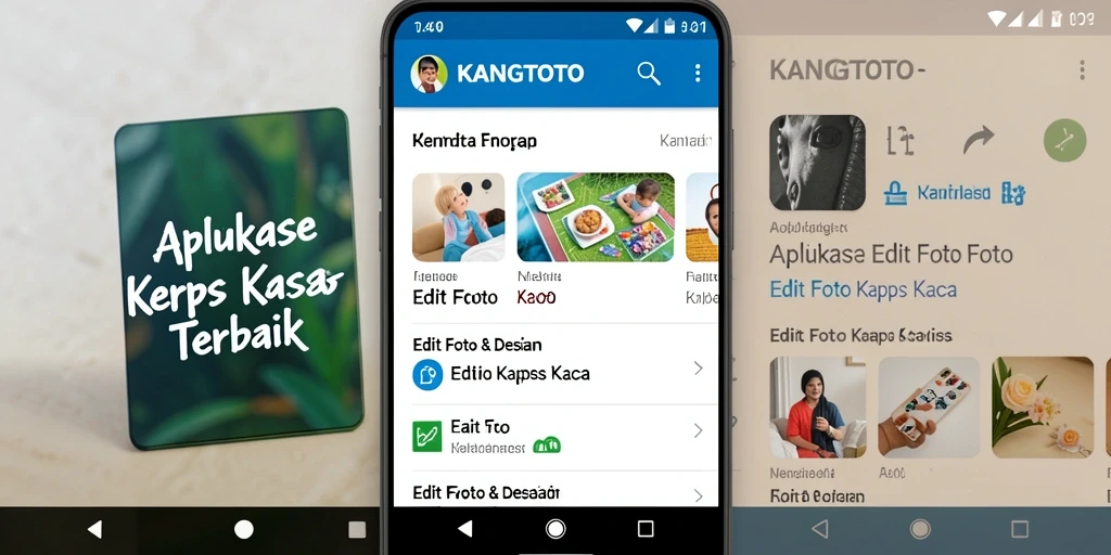 Antarmuka KANGTOTO yang menarik untuk Edit Foto Kertas Kaca.