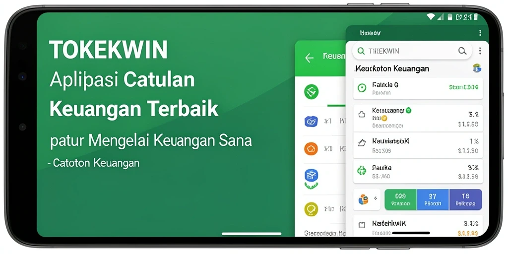 Tampilan antarmuka TOKEKWIN yang modern dan informatif.