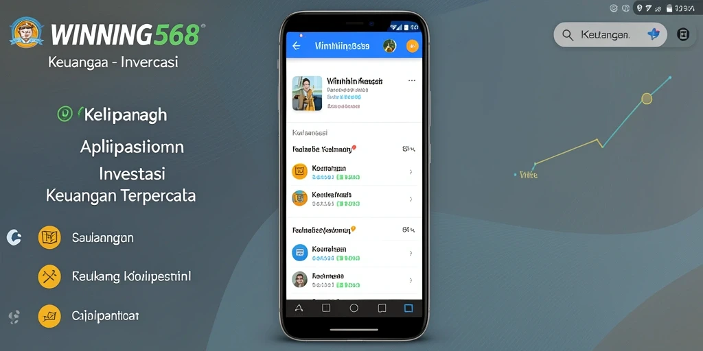 Antarmuka aplikasi WINNING568 yang user-friendly untuk investasi.